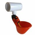 Aftermarket One (1) Automatic Waterer Drinker Cup and PVC Fitting Chicken Water Poultry Coop OTK20-0428